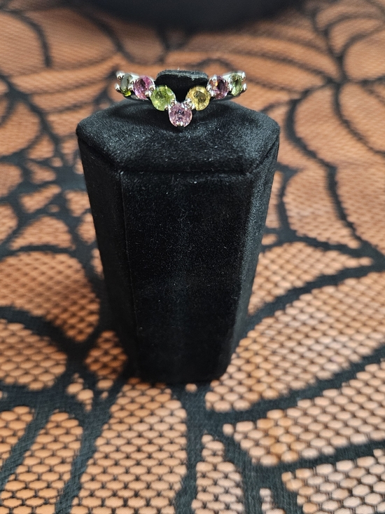 Jewelry - Multi-Colored Gemstone Ring SZ 10